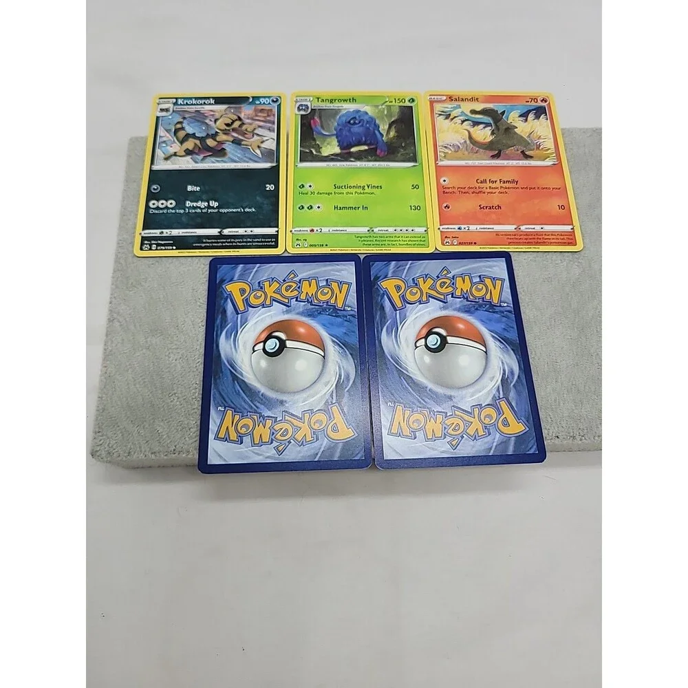 Lot Of 5 Pokemon Cards